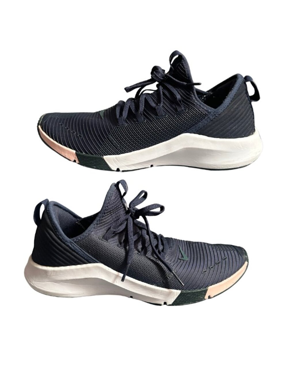 Nike Air Zoom Elevate Obsidian Sneakers - Navy/Pink/Green